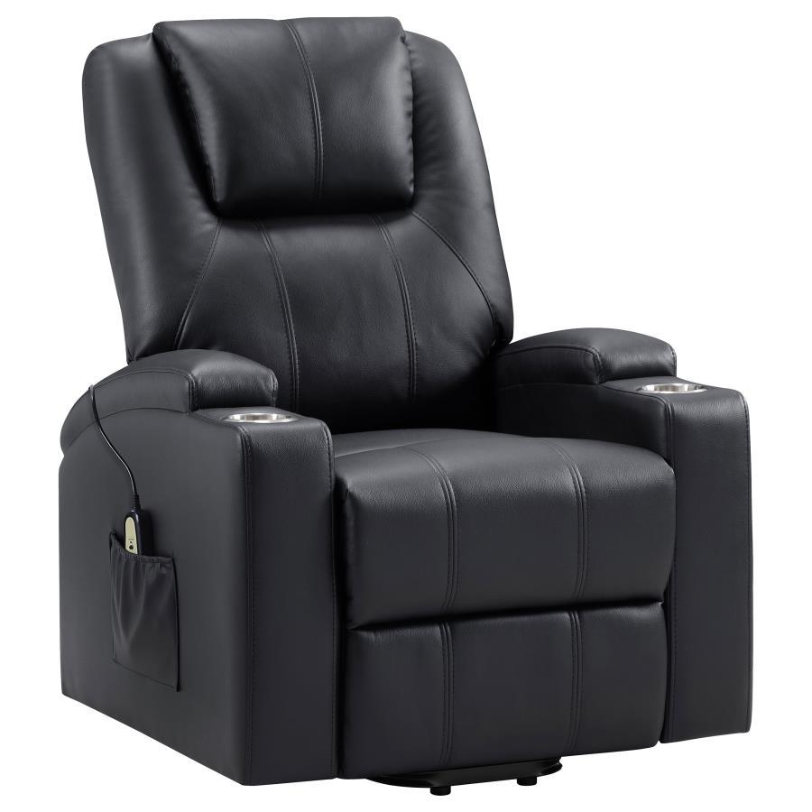 Armstrong - Upholstered Power Lift Massage Recliner by Coaster Fine Furniture | Bel Furniture