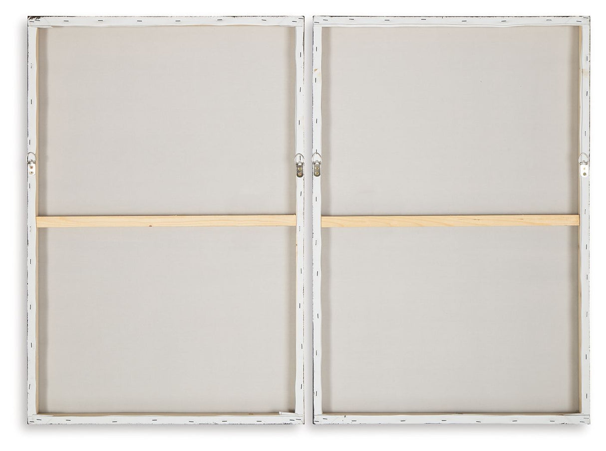 Brockdunn - Tan / Brown - Wall Art Set (Set of 2) by Signature Design by Ashley® | Bel Furniture