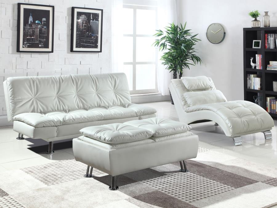 Dilleston - Upholstered Tufted Convertible Sofa Bed by CoasterEssence | Bel Furniture
