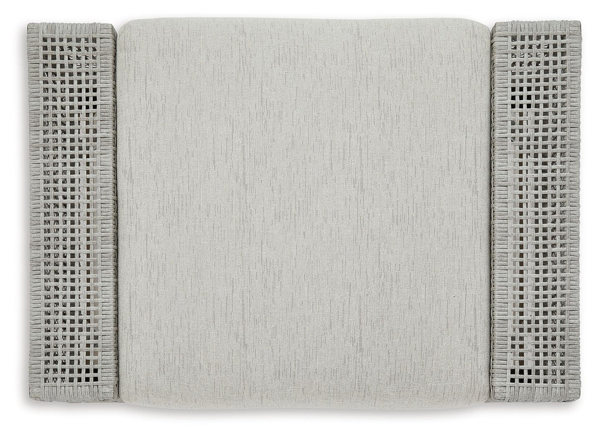 Seton Creek - Gray - Ottoman With Cushion by Signature Design by Ashley® | Bel Furniture
