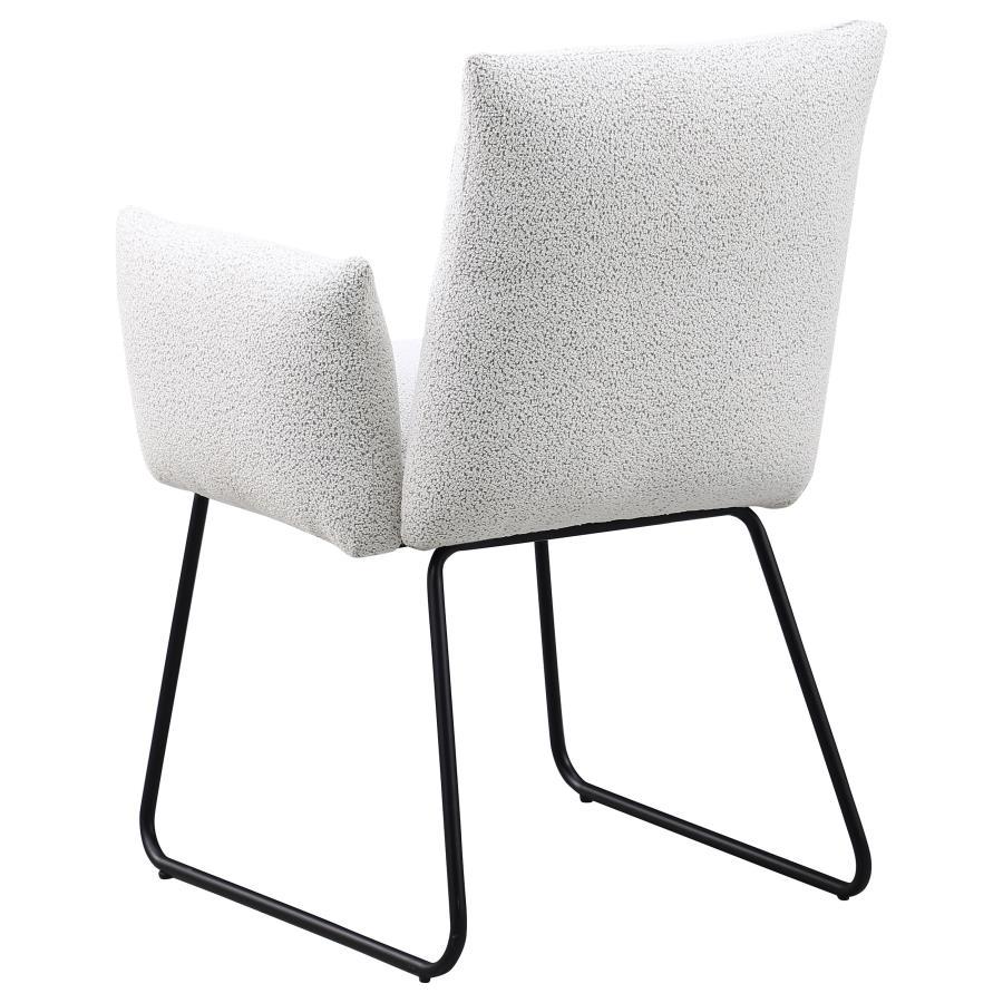 Ackland - Upholstered Dining Side Chair (Set of 2) - Light Gray by Coaster Fine Furniture | Bel Furniture