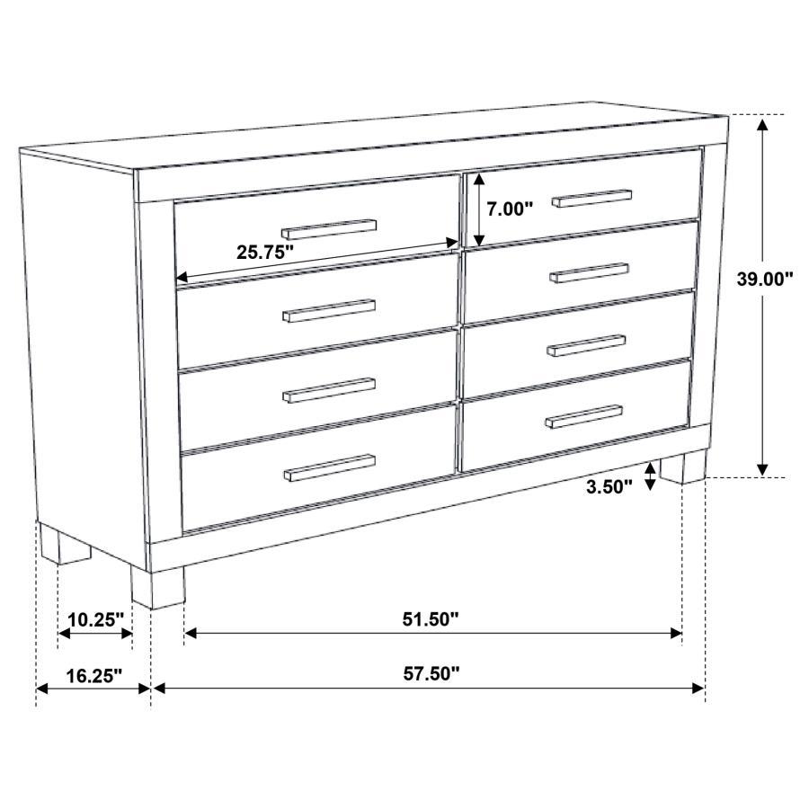 Woodmont - 8-Drawer Dresser
