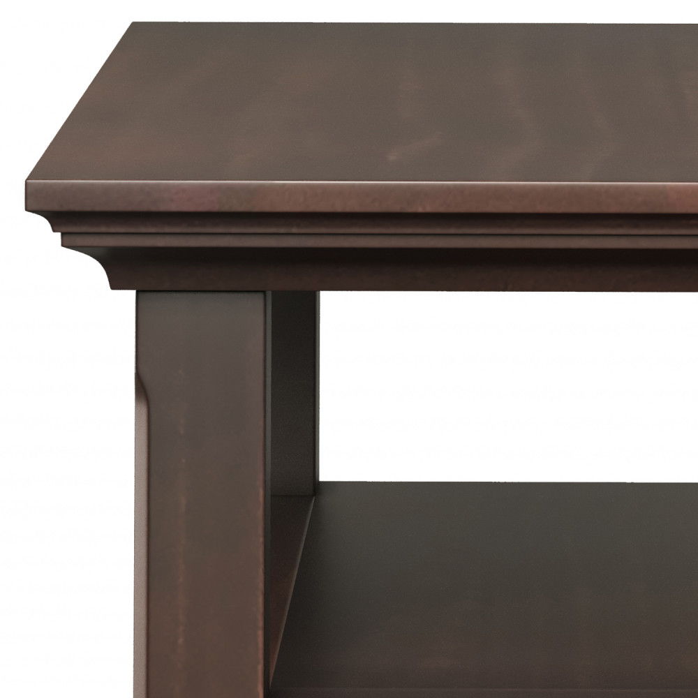 Acadian - Narrow Side Table With Drawer - Brown by Simpli-Home | Bel Furniture