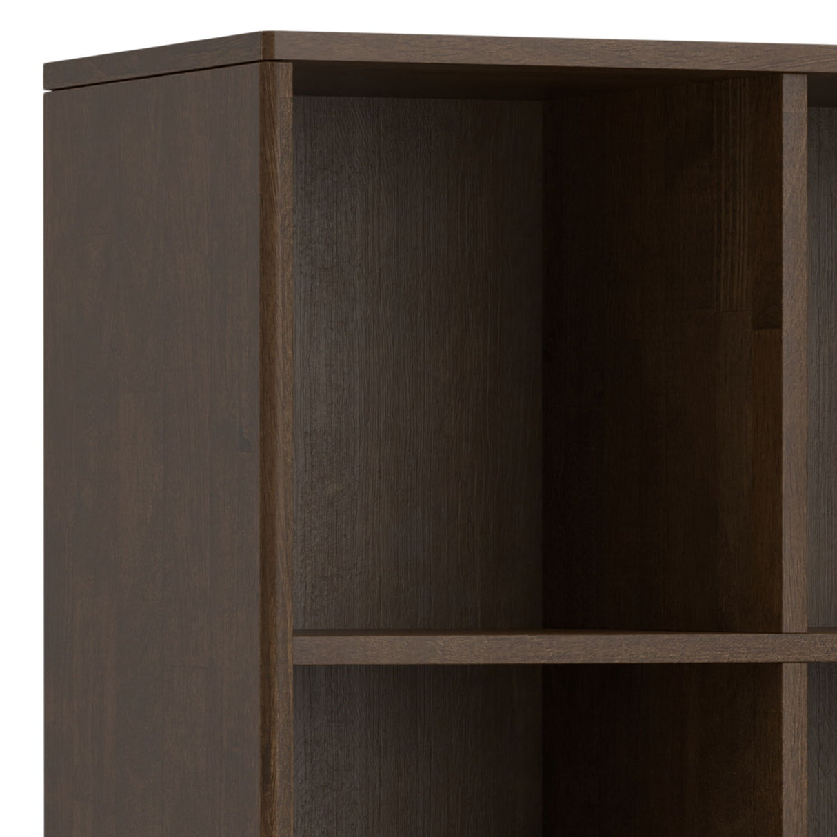 Harper - 9 Cube Storage - Walnut Brown by Simpli-Home | Bel Furniture