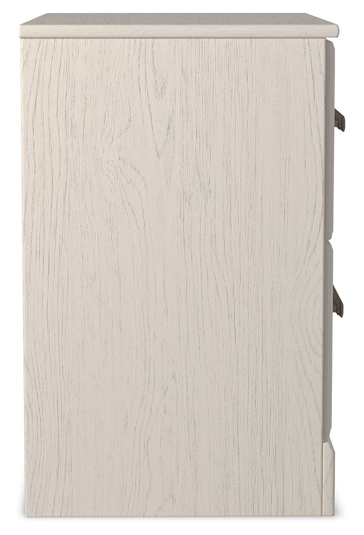 Stelsie - White - Two Drawer Night Stand by Signature Design by Ashley® | Bel Furniture