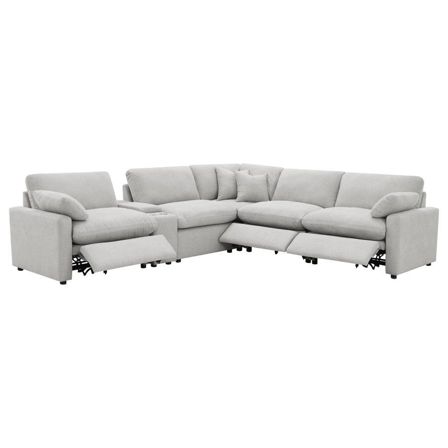 Collins - 6-Piece Modular Power Reclining Sectional by Coaster Fine Furniture | Bel Furniture