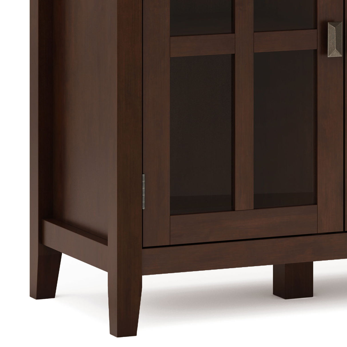 Artisan - Handcrafted Wide 4 Door Storage Cabinet by Simpli-Home | Bel Furniture