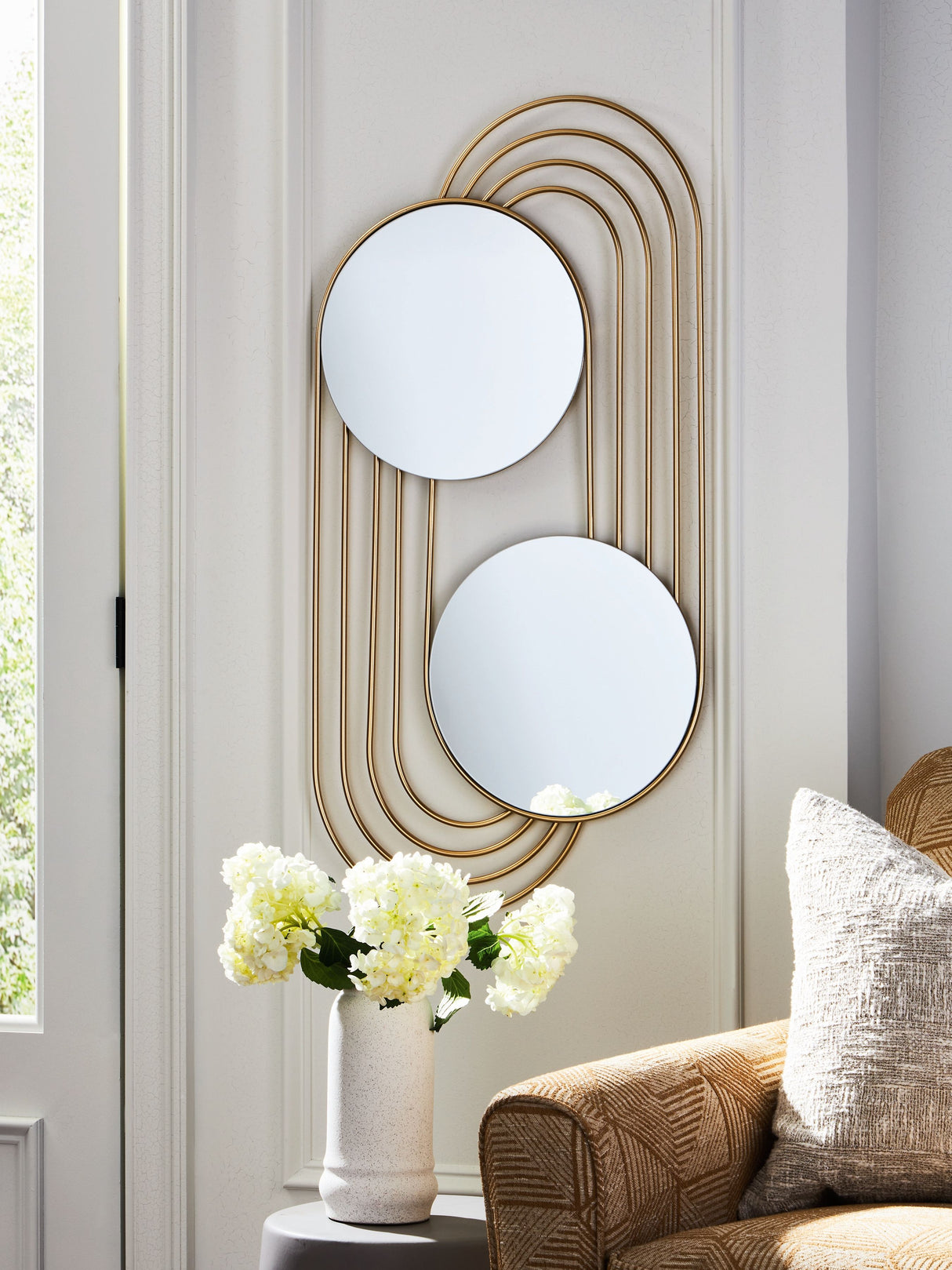 Warrenley - Gold Finish - Accent Mirror by Signature Design by Ashley® | Bel Furniture