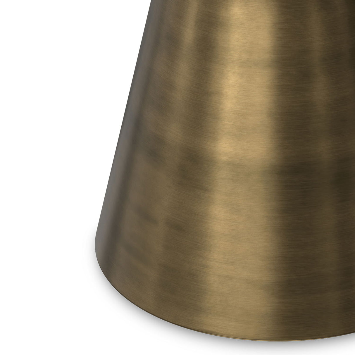 Raquel - Side Table - Antique Brass / White by Simpli-Home | Bel Furniture