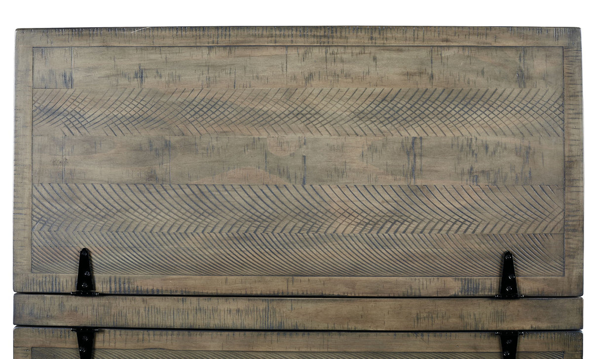 Aldwin - Cocktail Table With Storage - Square - Gray