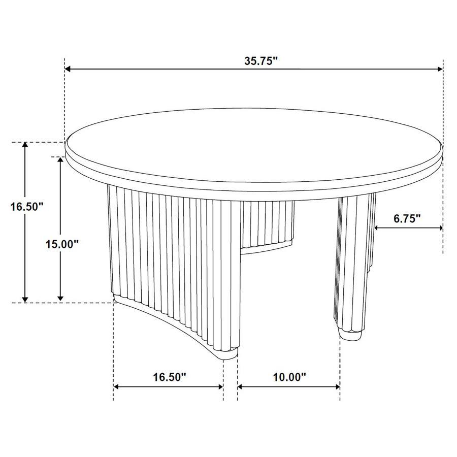 Adina - Round Wood Table