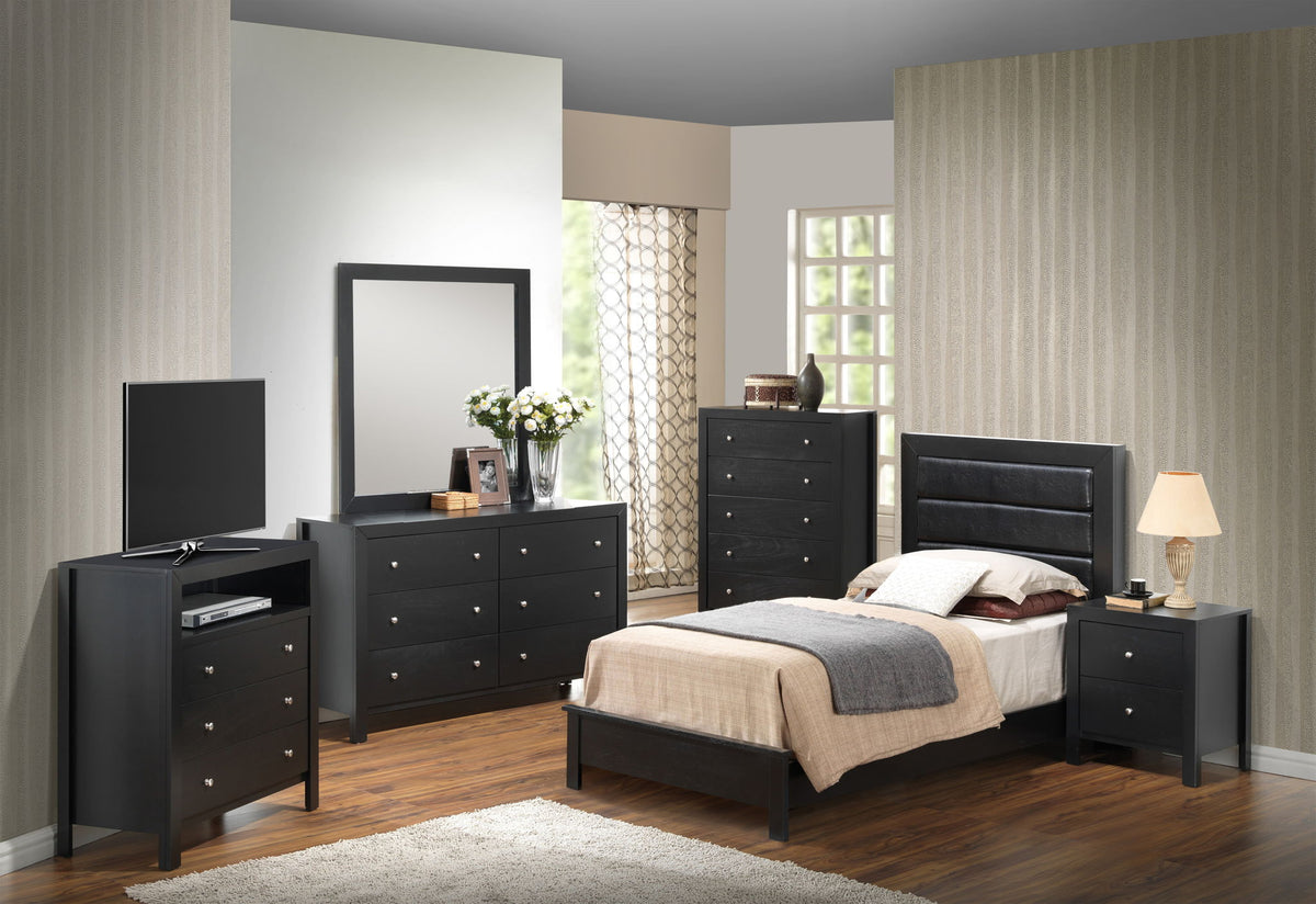 Transitional Modern Design Bed