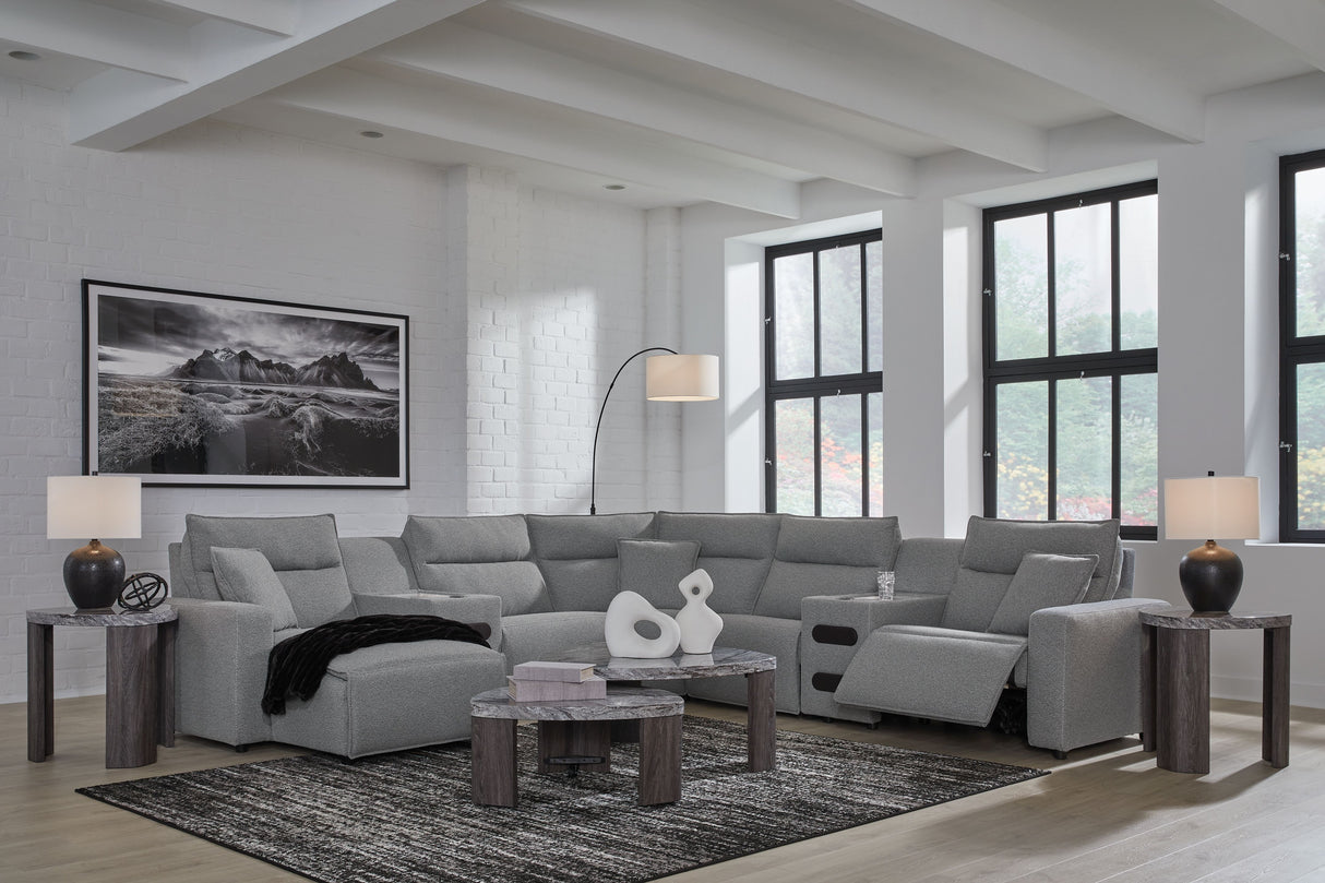 Modmax - Salt And Pepper - Reclining Sectional by Signature Design by Ashley® | Bel Furniture