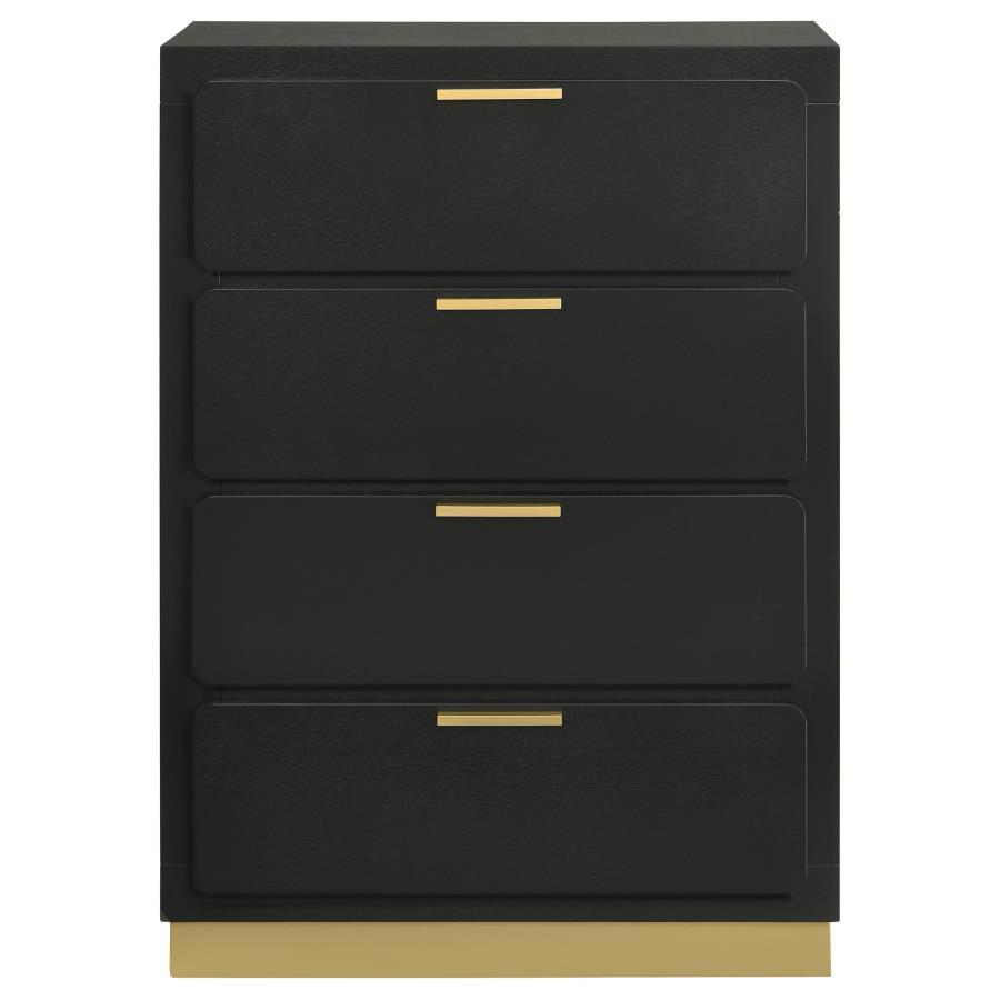 Caraway - 4-Drawer Bedroom Chest by Coaster Fine Furniture | Bel Furniture