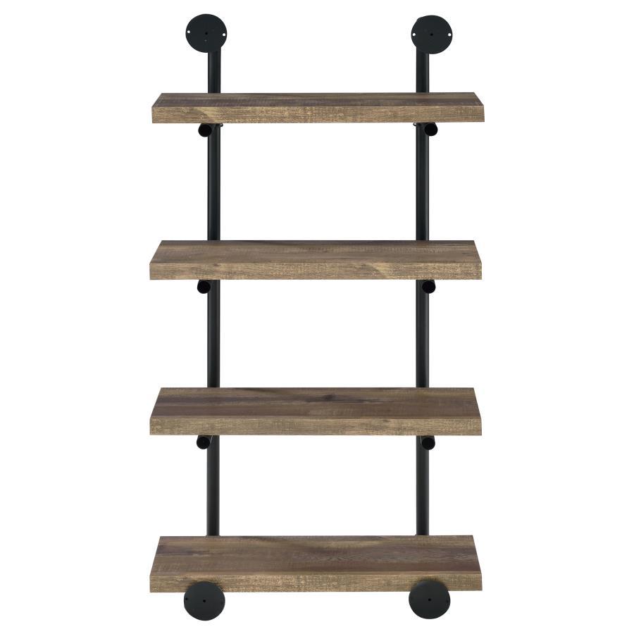 Elmcrest - 4-Shelf Wall Bookshelf by CoasterEveryday | Bel Furniture