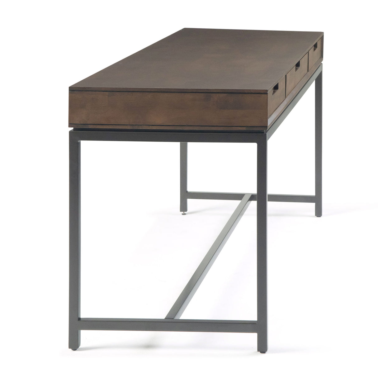 Banting - Mid Century Wide Desk, Handcrafted by Simpli-Home | Bel Furniture