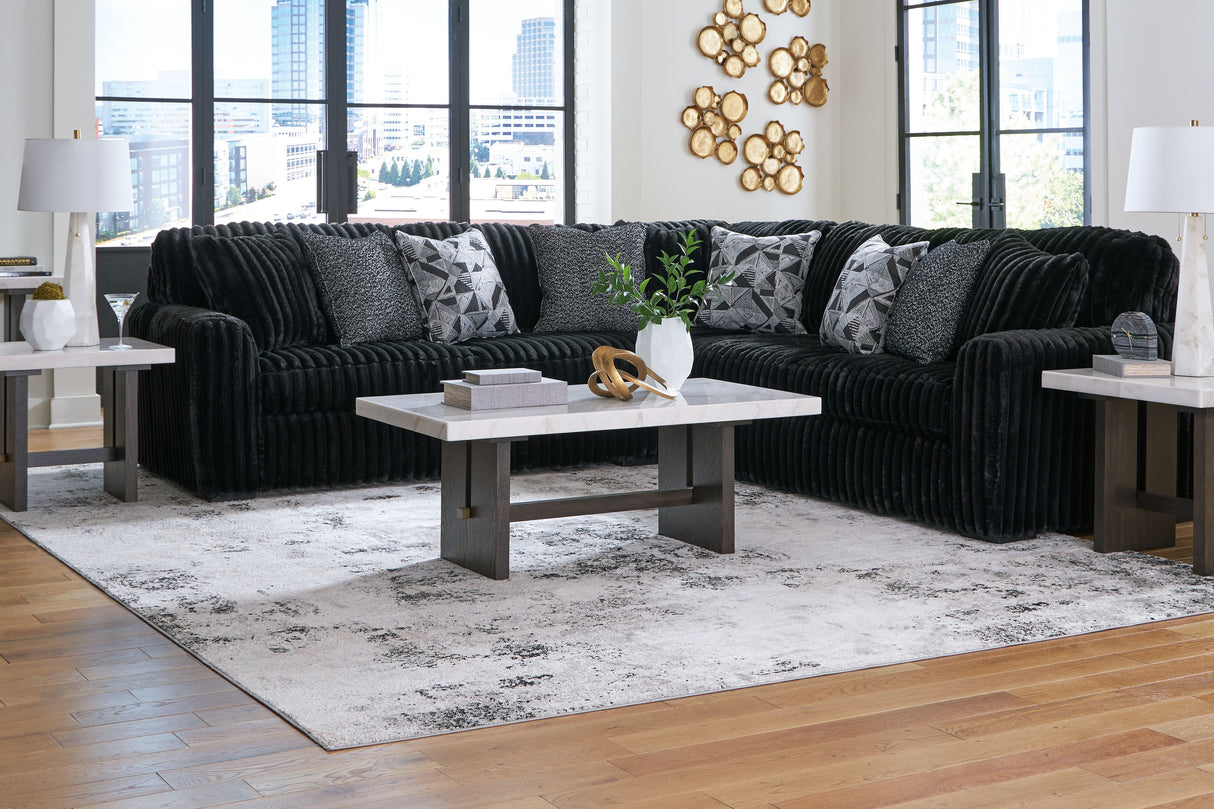 Midnight-Madness - Sectional by Signature Design by Ashley® | Bel Furniture
