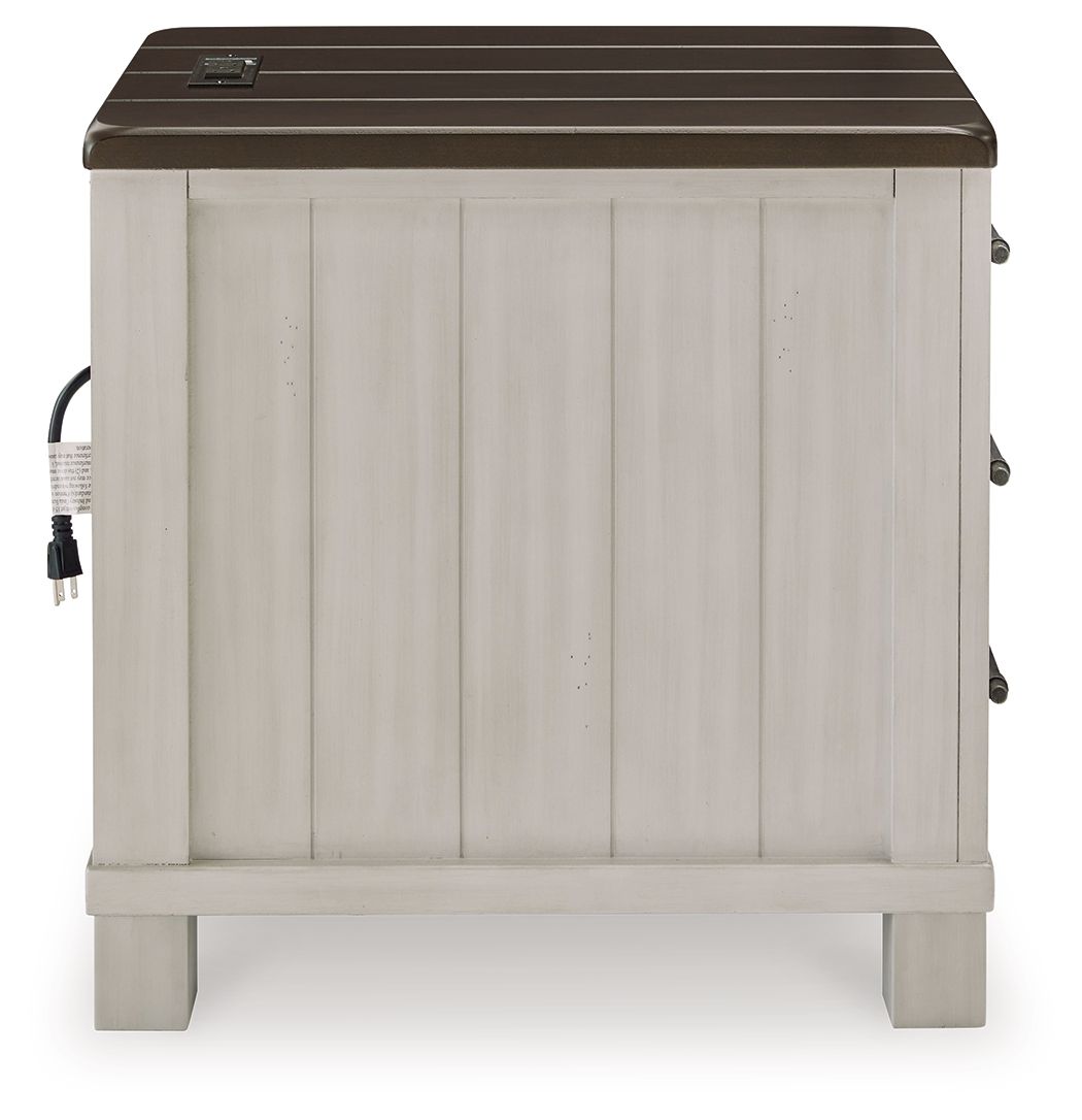 Darborn - Gray / Brown - Chair Side End Table by Signature Design by Ashley® | Bel Furniture