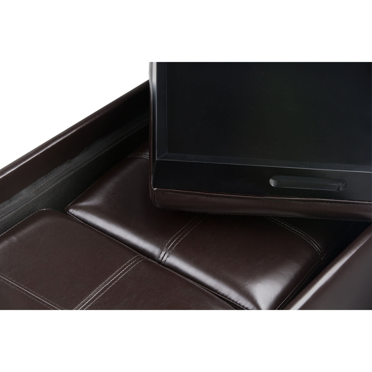 Avalon - 5 Piece Storage Ottoman, Contemporary by Simpli-Home | Bel Furniture