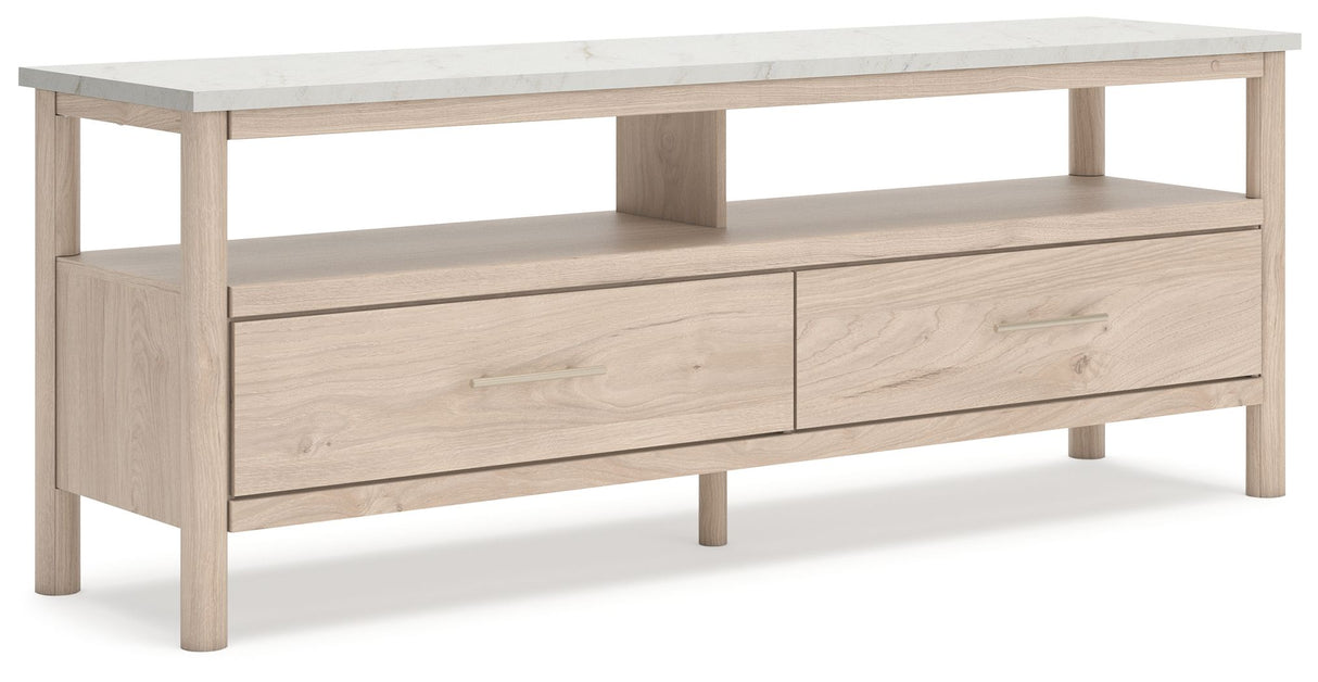 Cadmori - TV Stand Beige by Signature Design by Ashley® | Bel Furniture