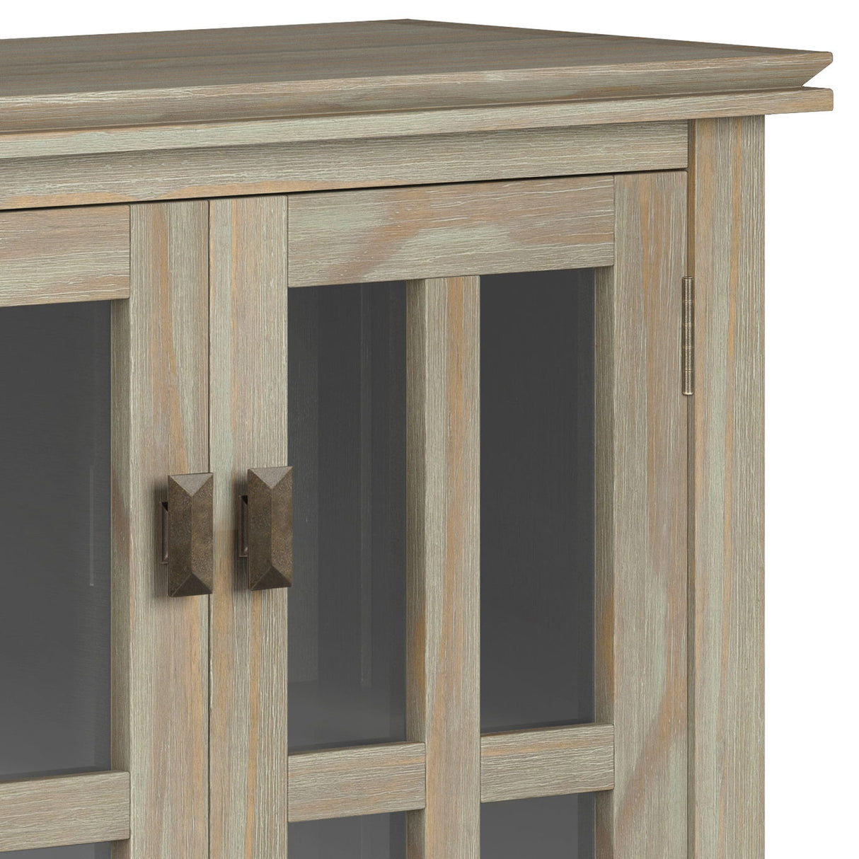 Artisan - Handcrafted Low Storage Cabinet by Simpli-Home | Bel Furniture