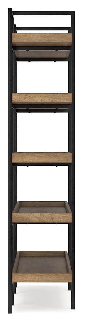 Montia - Light Brown - Bookcase by Signature Design by Ashley® | Bel Furniture