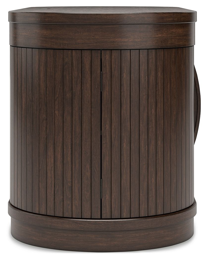 Korestone - Warm Brown - Home Office Desk by Signature Design by Ashley® | Bel Furniture