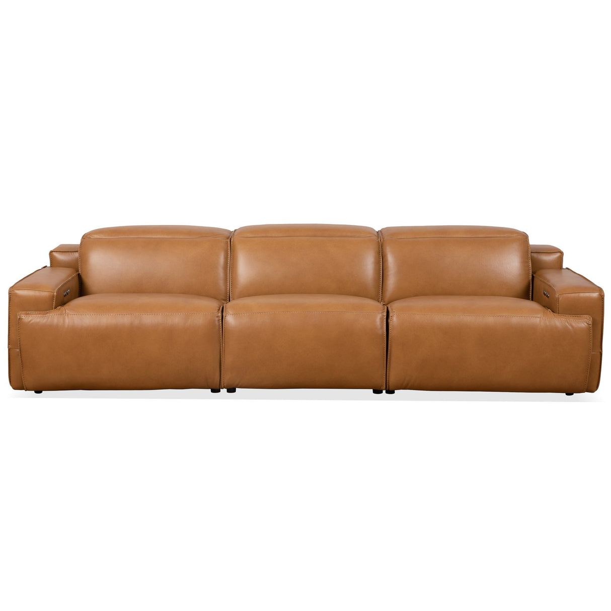 Urbana - Triple Power Recliner Sofa - Tan