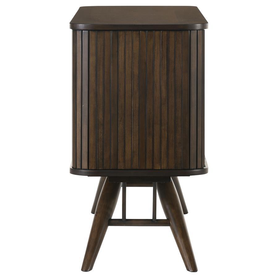 Wes - 2 Door Sideboard Buffet Storage Cabinet - Dark Walnut by CoasterEssence | Bel Furniture