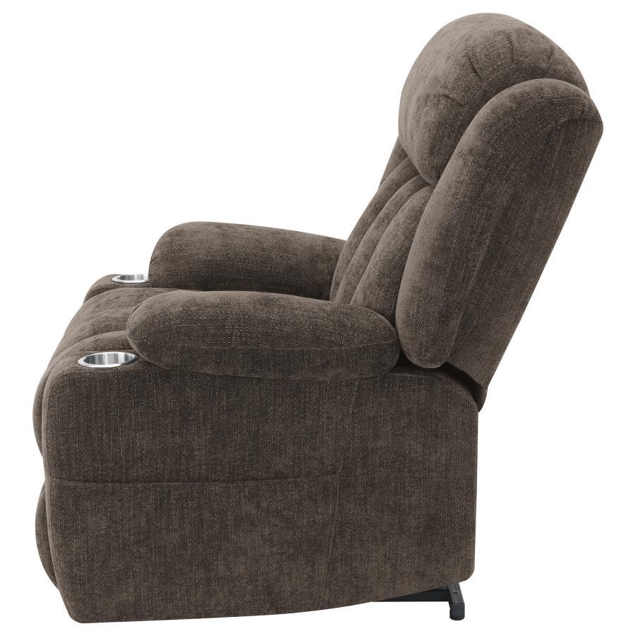 Houston - Upholstered Power Lift Recliner Chair by CoasterEveryday | Bel Furniture
