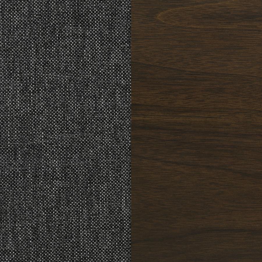 Wes - Upholstered Dining Side Chair (Set of 2) - Dark Walnut by CoasterEssence | Bel Furniture