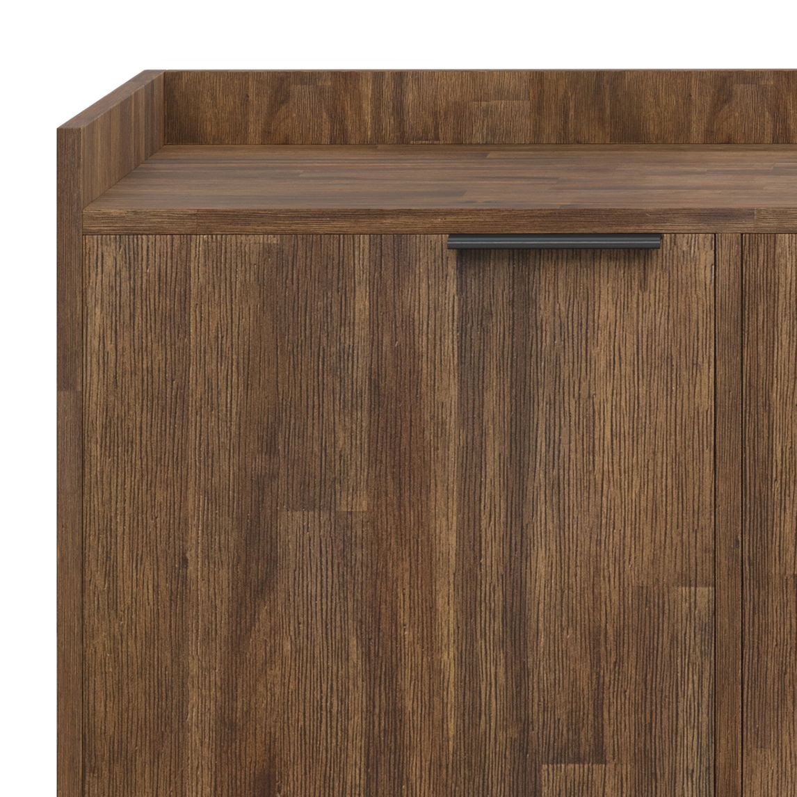 Milverton - Sideboard Buffet - Rustic Natural Aged Brown by Simpli-Home | Bel Furniture