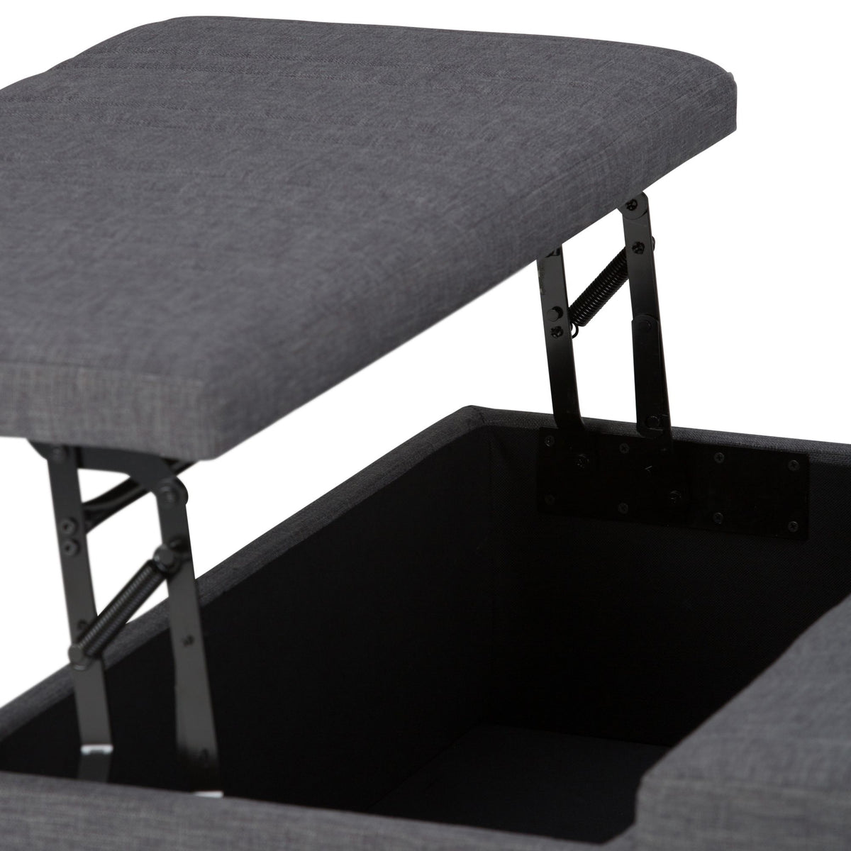 Ellis - Coffee Table Storage Ottoman Contemporary Design