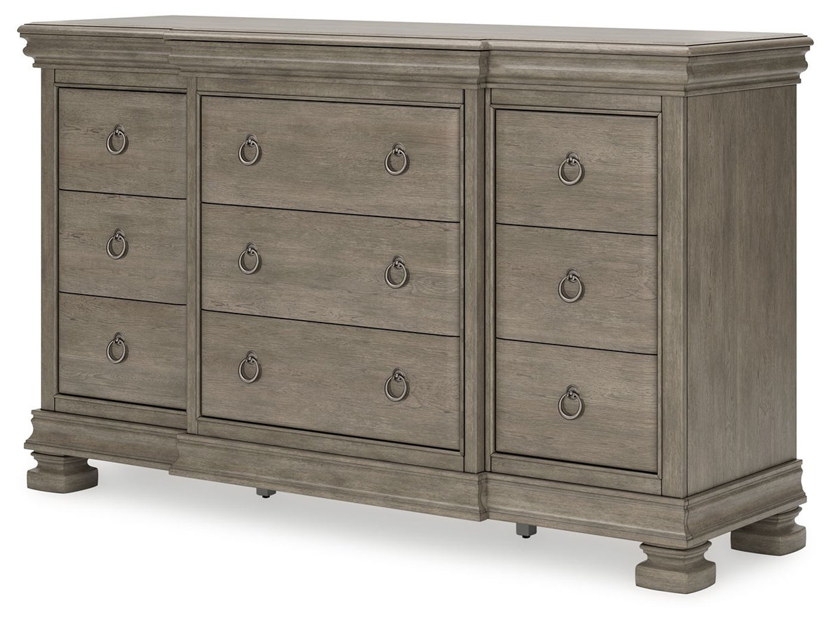 Lexorne - Gray - Dresser by Signature Design by Ashley® | Bel Furniture
