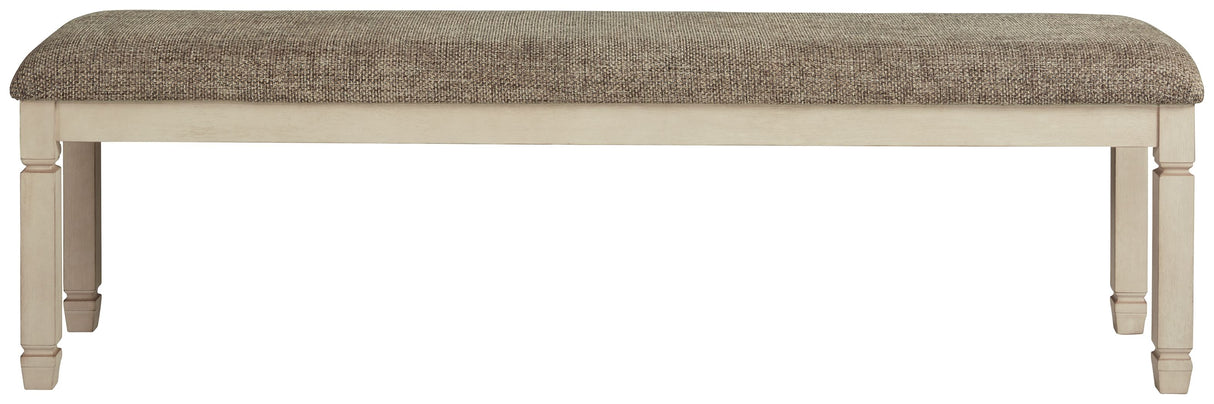 Bolanburg - Brown / Beige - Extra Large UPH DRM Bench by Signature Design by Ashley® | Bel Furniture