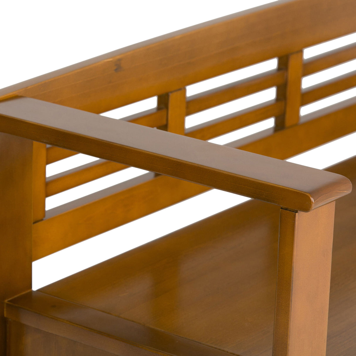 Adams - Entryway Storage Bench Handcrafted by Simpli-Home | Bel Furniture