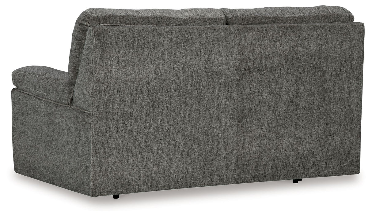 Bindura - Mineral - Glider Loveseat by Signature Design by Ashley® | Bel Furniture