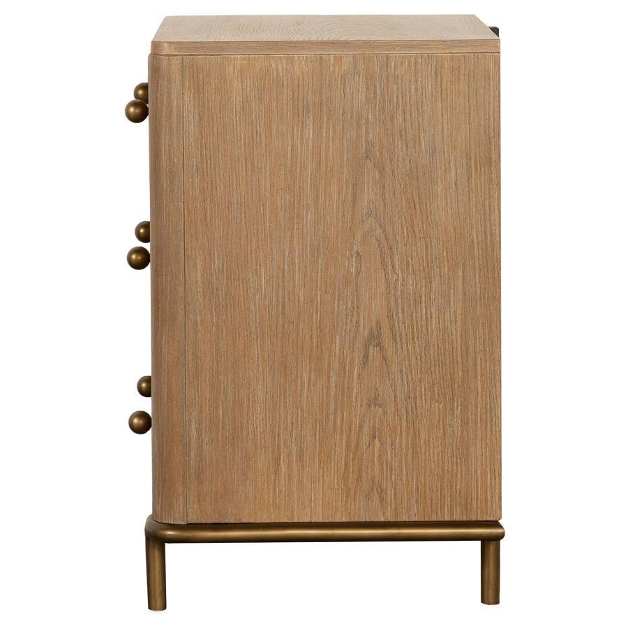 Arini - 3-Drawer Nightstand by CoasterElevations | Bel Furniture