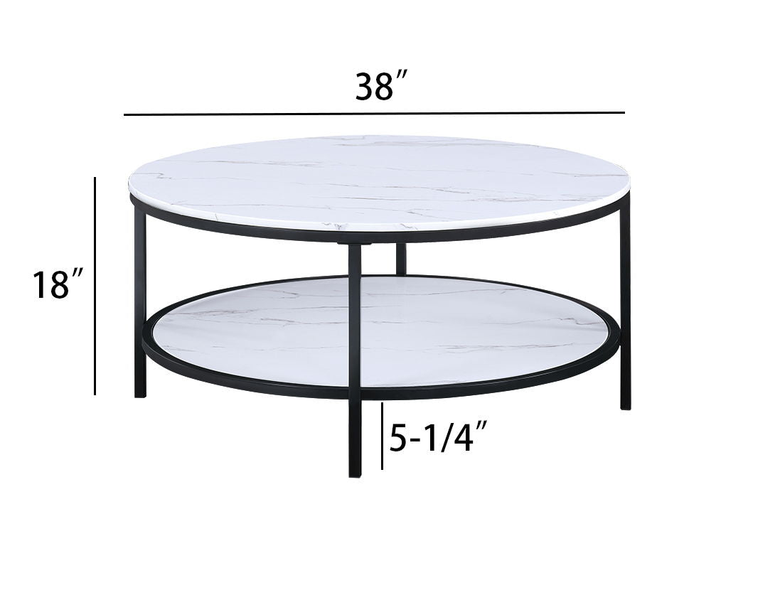 Valerie - Table Set (Coffee & 2 End Tables) - White by Crown Mark | Bel Furniture