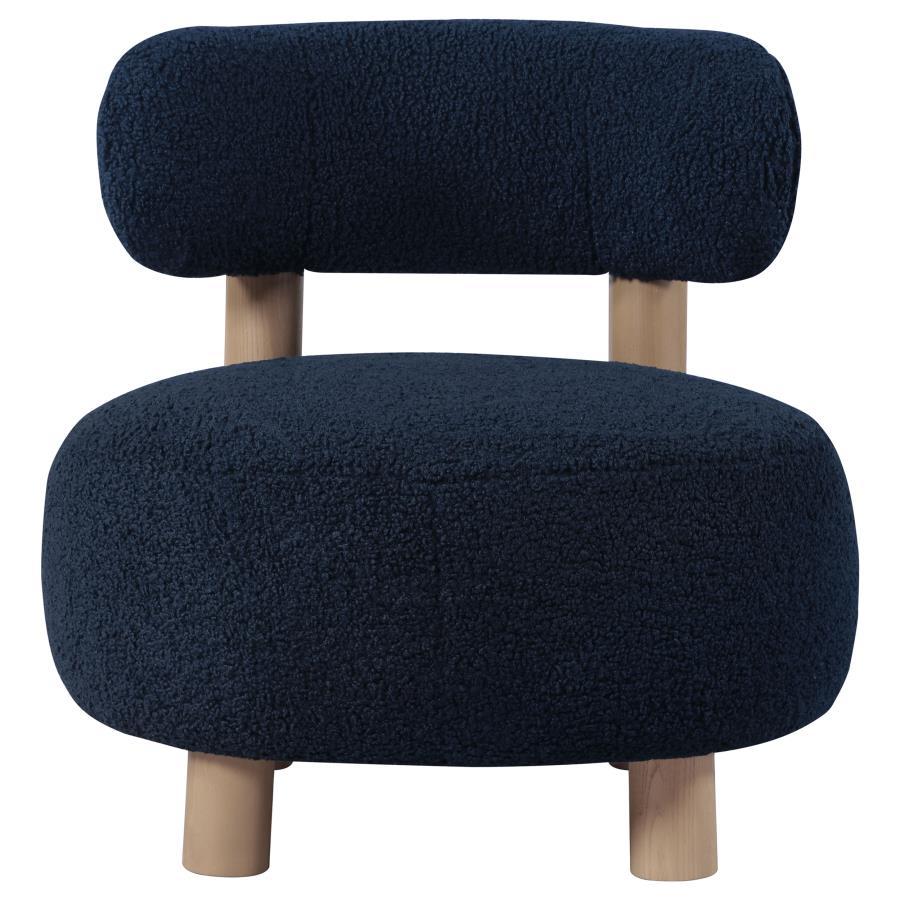 Zonie - Boucle Upholstered Barrel Back Accent Chair by CoasterEveryday | Bel Furniture