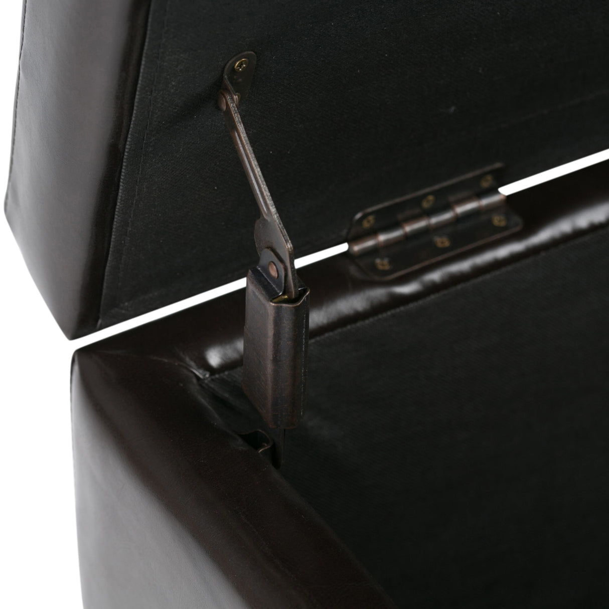 Hamilton - Storage Ottoman - Coffee Brown by Simpli-Home | Bel Furniture