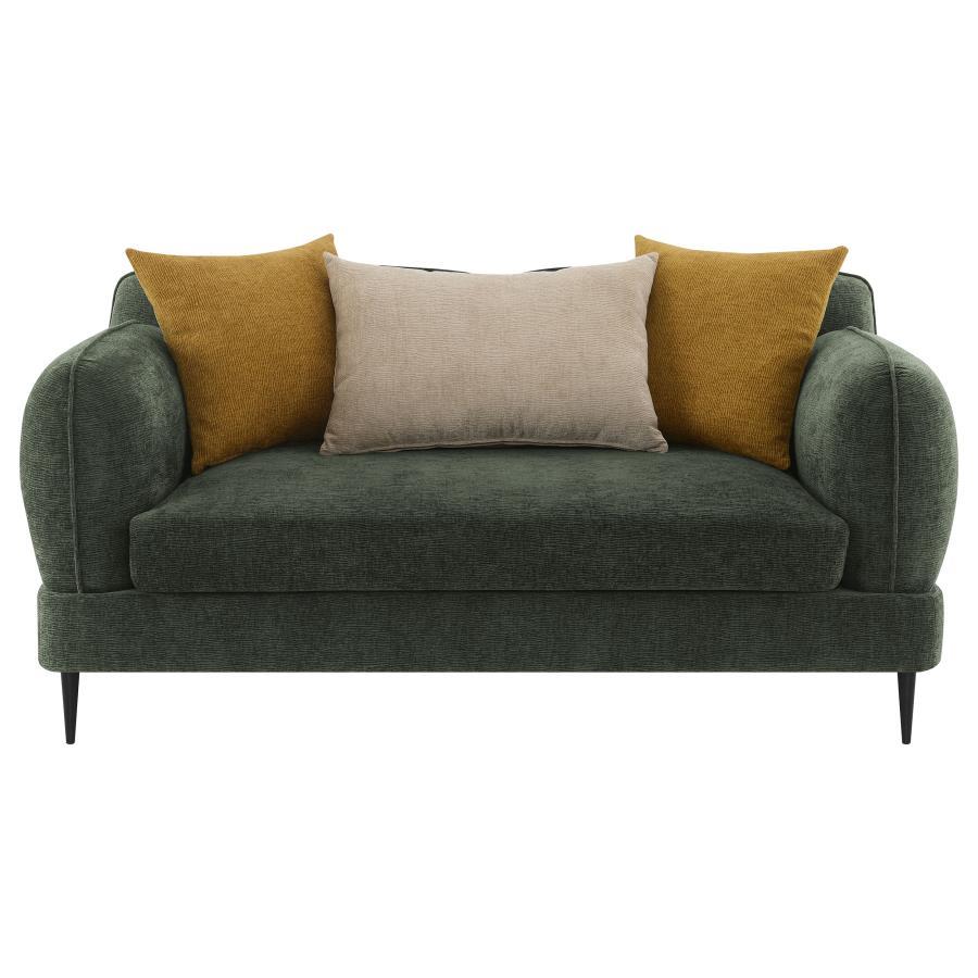 Jade - 2 Piece Chenille Upholstered Sofa Set
