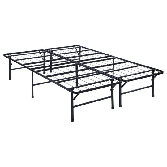 Mabel - Metal Support Platform Bed Black by CoasterEveryday | Bel Furniture