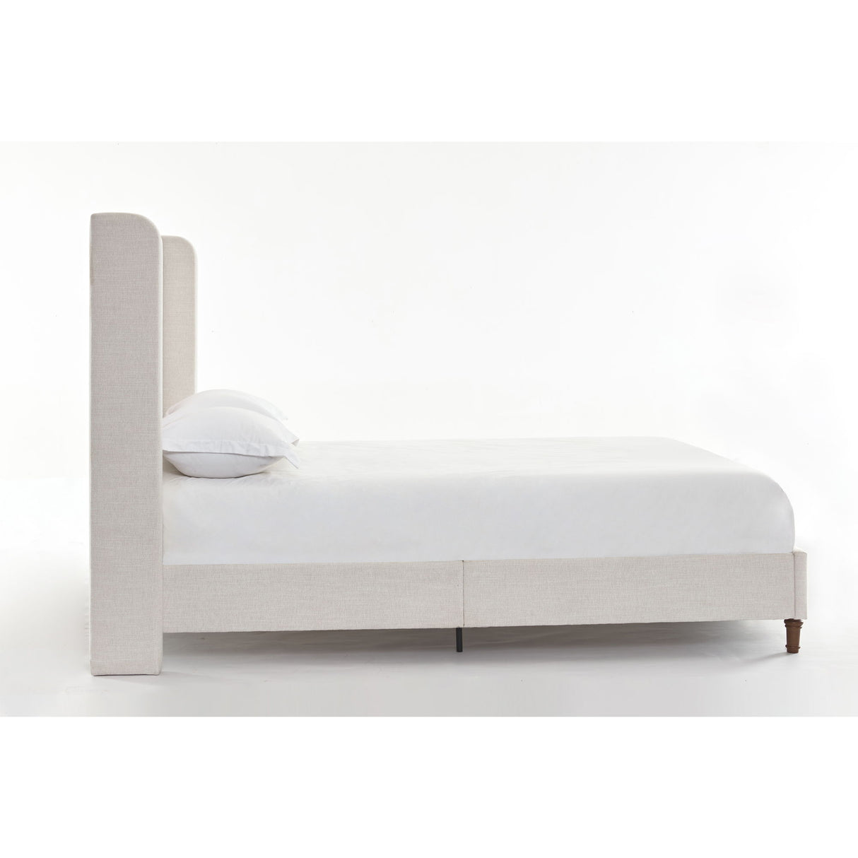 Hayden - Upholstered Wingback Bed With Tall Headboard