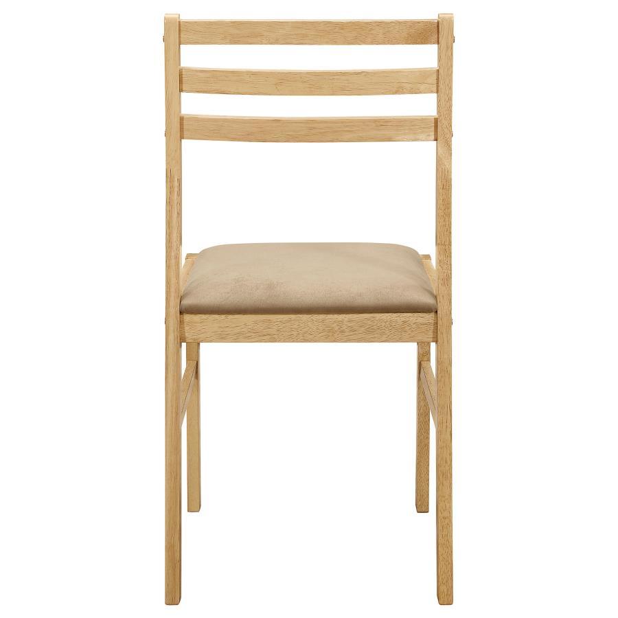 Bucknell - 3 Piece Round Drop Leaf Dining Table Set by CoasterEveryday | Bel Furniture