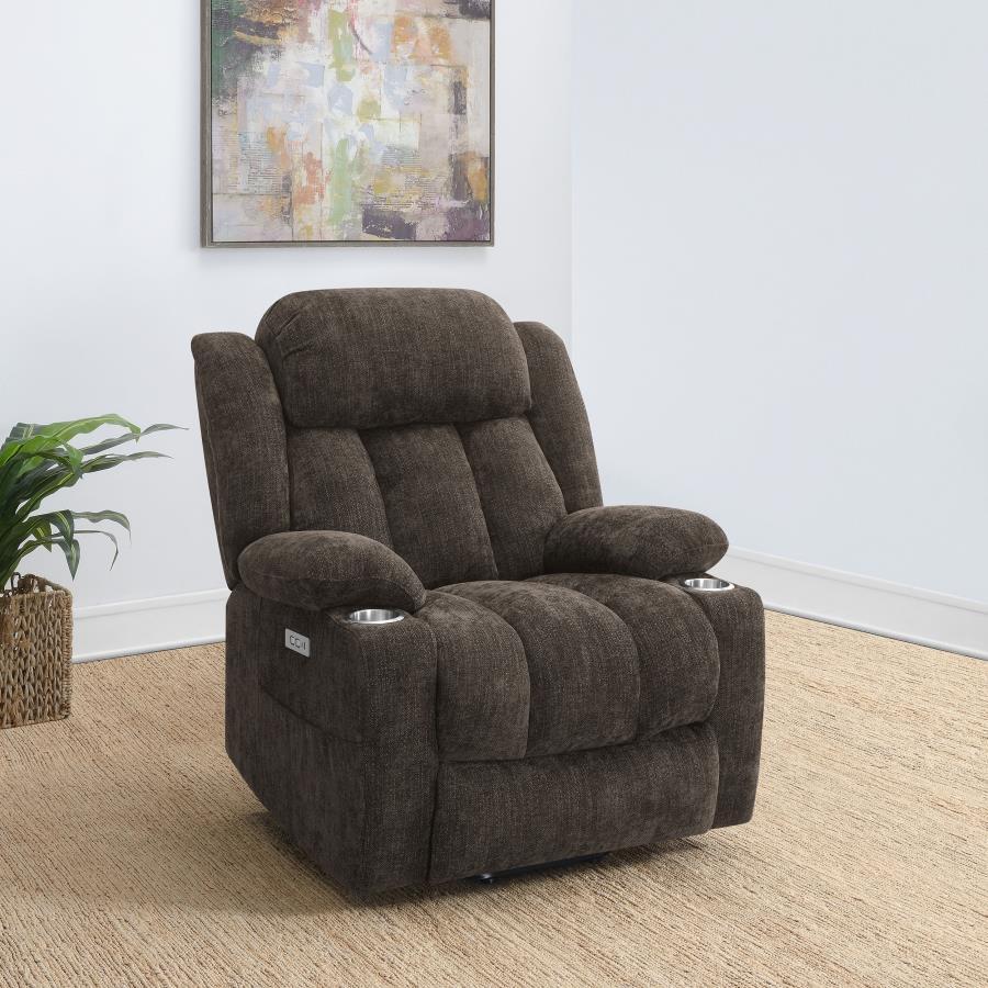 Houston - Upholstered Power Lift Recliner Chair by CoasterEveryday | Bel Furniture