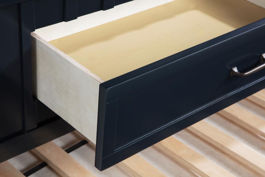 Carlsbad - Wood Captains Bed With Trundle