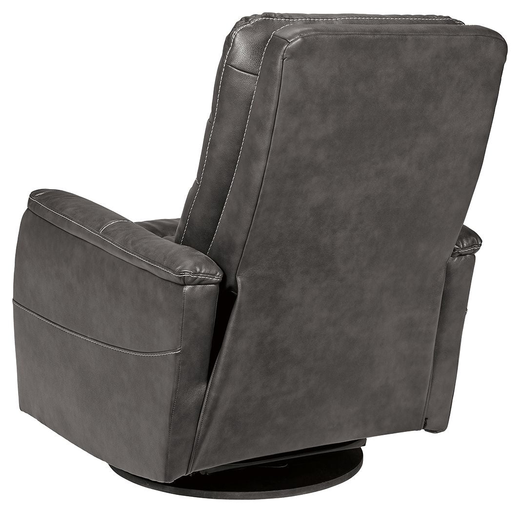 Riptyme - Quarry - Swivel Glider Recliner by Signature Design by Ashley® | Bel Furniture