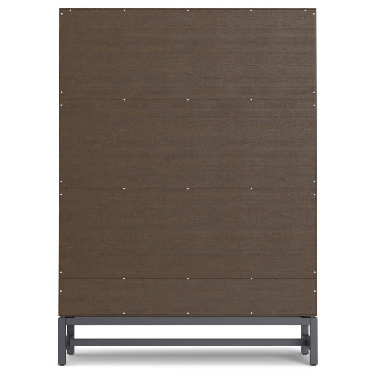 Banting - 9 Cube Bookcase With Drawers - Walnut Brown by Simpli-Home | Bel Furniture