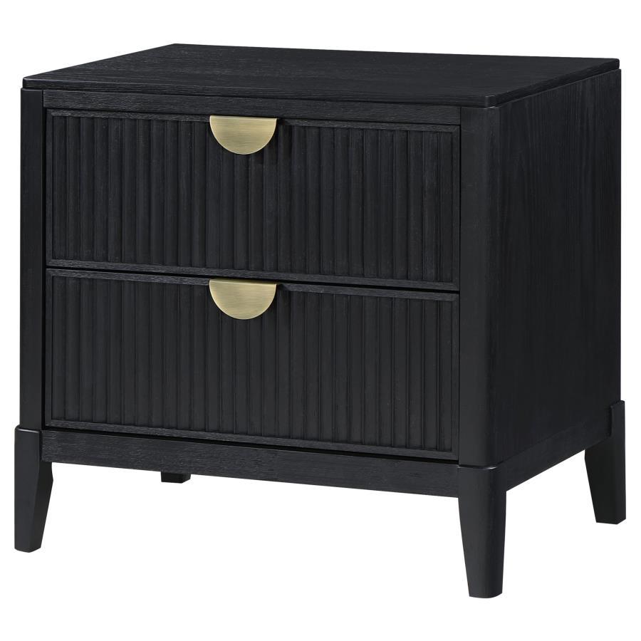 Brookmead - 2-Drawer Nightstand - Black by Coaster Fine Furniture | Bel Furniture